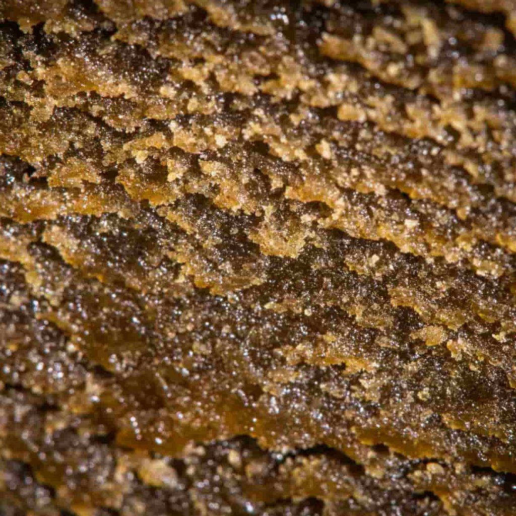 Texture et pureté du hash CBD